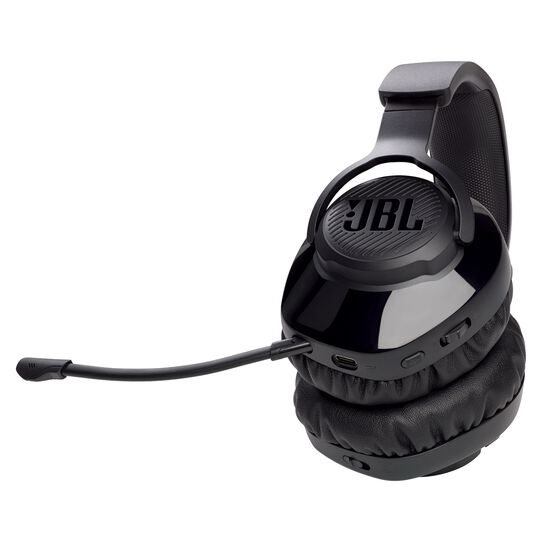 JBL Quantum 350 Wireless - Black - Wireless PC gaming headset with detachable boom mic - Detailshot 2 JBL Quantum 350 Wireless - Black - Wireless PC gaming headset with detachable boom mic - Detailshot 2